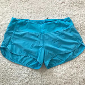 LULU LEMON Shorts in Sky Blue - Size 8